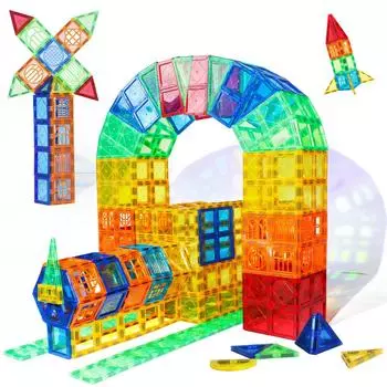 MAGBLOCK 56 шт. Магнитный блок Магнитный блок Развивающая игрушка Магнитная игрушка Популярная игрушка Девочки Мальчики День рождения Детский сад Рождественский подарок Японский