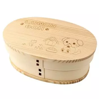 Magewappa Bento Box xx 500 мл Уретан Белый j-kitchens 17.5см 11.3см 6.3см Покрытие/Натуральный коричневый