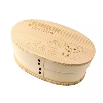 Magewappa Bento x x Urethane Current Model j-kitchens Box, 17.5cm 11.3cm 6.3cm, 500ml, Coating/Natural White,