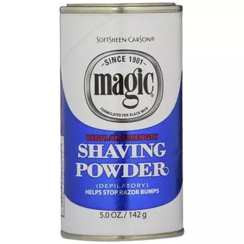 Magic Blue Shaving Powder 5 oz. Regular Depilatory 6 pack Magic Blue Shaving Powder 5oz Regular Depilatory 6 pack, 1 piece, 852.75g