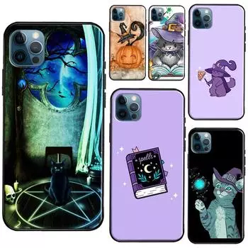 Чехол «Волшебный кот ведьмы» для iPhone 11 14 Pro Max SE 2020 XR X XS Max 6S 7 8 Plus, чехол для iPhone 12 13 mini iPhone 6 6s