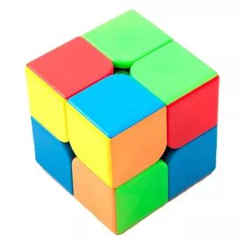 Magic Cube 2x2 Magic Cube 3D Puzzle World Standard Color Pattern Official WCA International Convention Standard Educational Toy MagicCube Gift