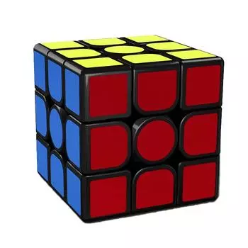 Magic Cube 3x3x3 Magic Cube Magic Cube для соревнований Smooth Rotation World Standard Color Scheme 3D Puzzle Official (Магнит - Версия) чёрный