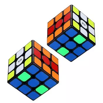Magic Cube 3x3x3 Набор из 2 Magic Magic для профессионалов Плавное вращение Стабильность Обучающая игрушка Magic Cube Путешествия Самолет Игрушка Начальная школа