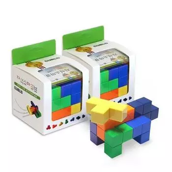 Magic Cube Cubo Магнитный кубик Сома 2 части / Карточка-головоломка не входит в комплект, популярные корейские головоломки