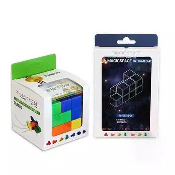 Magic Cube Cubo Магнитный кубик Сома и промежуточная карта / Магнитный обучающий блок отечественного производства, популярные корейские головоломки