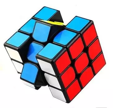 Magic Cube for Competition 3 x 3 x 3 World Standard Color Scheme Smooth Rotation Competition Cube Magician Introduction to Competition 3D Puzzle Black