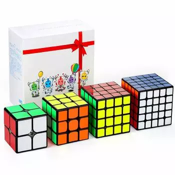 Magic Cube XMD Куб для соревнований 2x2 3x3 4x4 5x5 Magic Pop Профилактика Тренировка мозга Образовательная игрушка Magic Cube 4 (Официальные произведения) чёрный