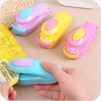 Magic Cute Mini Heat Sealing Machine Impulse Sealer Seal Packing Plastic Bag Kit Tools LS