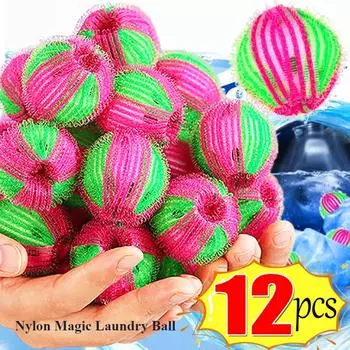Magic Laundry Limpieza Balls Downy Washing Machine Capsules for Pranya Floating Lint Filter Removes Clothes Cats Hair Trap Home армия зеленый