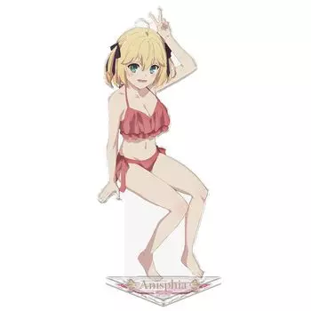Magic Revolution of the Reincarnated Princess and the Genius Daughter Acrylic Character Stand D [Anisphere Win Palettea Swimsuit ver.]