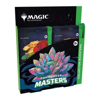 Magic the Gathering Commander Masters Collector Booster English Version 4 Packs MTG Trading Card Wizards of the Coast D20150000