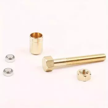 Magic Tricks Set Self Rotating Nut Close up Magic Props Fun and Easy Magic Toys for Beginners a set