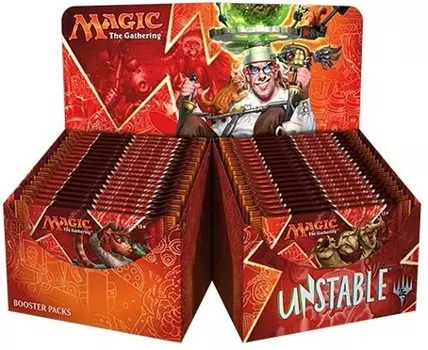 Magic Unstable Booster Box 36 упаковок MTG TCG Карточная игра - чёрный