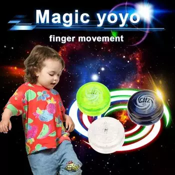 Magic Yoyo D1 Поликарбонатный пластиковый йо-йо с узким гладким валом и системой Star Burst синий