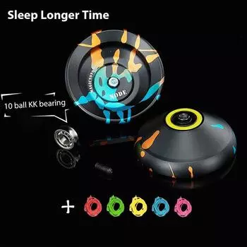 Magic YoyoY01 Professional Response Yoyo Classic из алюминиевого сплава, металлическое йо-йо с вращающейся струной, 10 шариков, нержавеющая сталь, подшипник KK