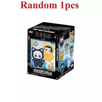 Магическая битва 2 Серия плюшевых фигурок с кошачьими ушками Блайнд бокс Мистери бокс Аниме фигурка Украшение комнаты Коллекция Детские подарки Random 1PCS