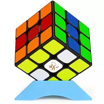 Магический куб 3x3x3 Магический куб Магический куб для соревнований Плавное вращение Цветовая схема мирового стандарта 3D-головоломка DaYan ZhanChi Pro M (Магнит черный)