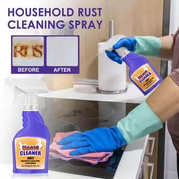 Магический очиститель Rustys Stain, удалитель кальция от жесткой воды для бетона, стекловолокна, стекла, тканей, винила, металлов, ковров и многого другого. Быстрый и мощный 200 мл One Size