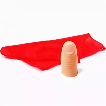 Магический реквизит Красный шелковый платок Исчезновение Магия Магические трюки Магия пальцев Магические трюки Палец Напальчник 1 set
