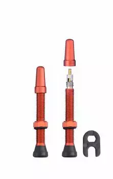 MagicOne Tubeless Valve алюминиевый 2 шт. красный [Presta Style/44 мм] YD-4730 красный