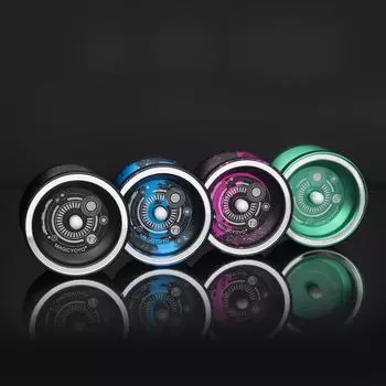 MagicYoyo T7 Адаптивные йо-йо для детей Йо-йо для начинающих с узким подшипником Стальная ось Корпус из алюминиевого сплава Петля для игры Улучшенные подшипник и ось чёрный