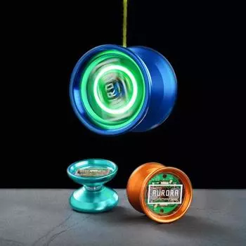 MAGICYOYO UnResponse YoYo Профессиональный шар йо-йо из алюминиевого сплава со светодиодной подсветкой для снятия крышки чёрный
