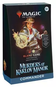 магия: The Gathering Karloff Manor Murder Case Командирская колода ``Передача ответственности Английская версия MTG Коллекционная карта Wizards of the Coast MKM