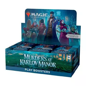 магия: The Gathering Karloff Manor Murders Play Booster Английская версия MTG Коллекционная карта Wizards of the Coast MKM D30250003