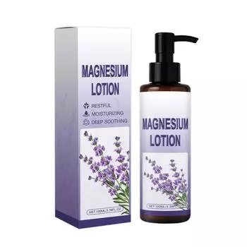 Magnesium Lotion Muscle Tension Magnesium Extract Skin Care Lotion Moisturizing Lotion Magnesium Skin Lotion Deep Sleep,100ml One Size белый