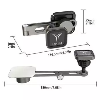 Magnet Car Phone Holder Universal Dashboard Easy Clip Mount GPS Display Bracket Car Mobile Phone Support ForTesla Model3y Mobile