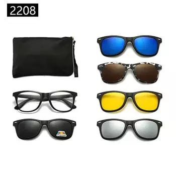 Magnet Clip on Polarized Sunglasses Clip on Sun Glasses Frame Magnetic Sunglasses Men Women 2