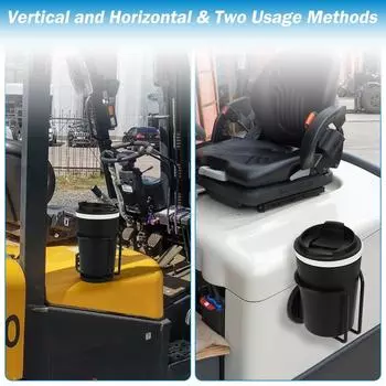 Magnet Cup Drink Holder Magnetic Drink Holder For Tractor Easy To Install Riding Mower Accessories Magnet Can Holder For Cars чёрный