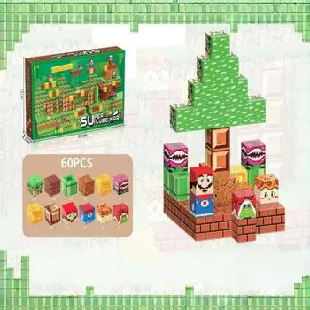 Magnetic Building Blocks for Mining Magnet World Build Game Adventure Set STEM Sensory Creative DIY Toy Gift