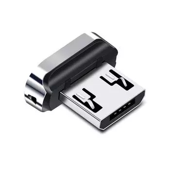 Magnetic Cable Adapter Head Dust Plug Charging Connector Tips For iPhone Micro USB Type-C AVE Micro
