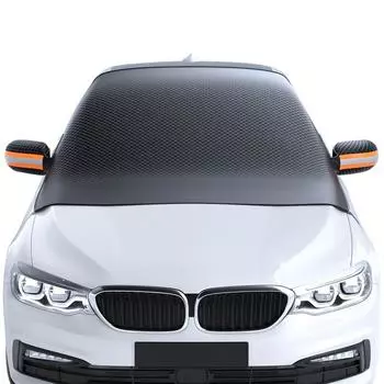 Magnetic Car Front Windscreen Cover Snowproof Automobile Sunshade Anti Frog Windshield Snow Sun Shade Exterior Accessories