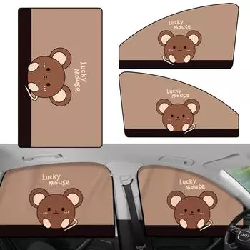 Magnetic Car Side Window Curtain Foldable Window Sun Visor Protector Heat Insulation Window Privacy Shield for Kid Baby Children