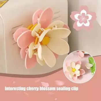 Magnetic Clip Sealing Clip Magnetic Sealing Clip Refrigerator Magnet Food Bag Clip One Size