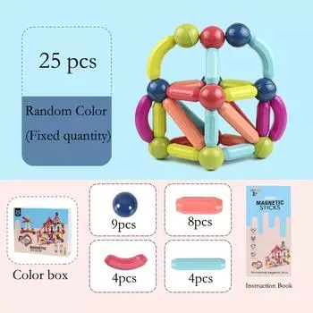 Magnetic Construction Set DIY Building Assembly Magnet Blocks Toy For Children Educational Gift