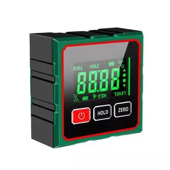 Magnetic Digital Angle Finder LCD Display Electronic Level Box Accurate Cube Inclinometer Table Saw Miter Protractor Woodworking Measuring Tool
