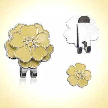 Magnetic Golf Cap Clip Durable Metal Golf Hat Marker Sports Cap Golf Ball Mark Women Girls Style 4