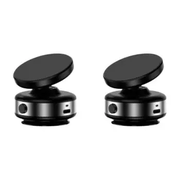 Magnetic Mobile Phone Holder 360 Rotatable GPS Navigation Bracket (White)