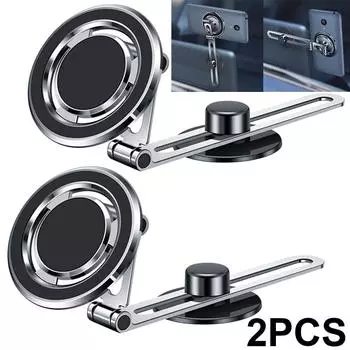 Magnetic Monitor Phone Holder for MackBook iPhone 14/Tesla Model 3 (Dark Grey)