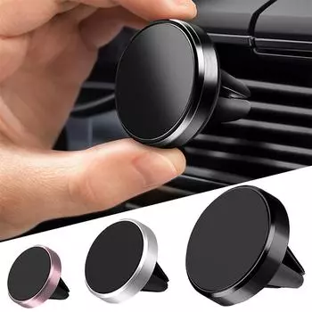 Magnetic Phone Holder in Car GPS Air Vent Mount Magnet Stand Car Mobile Phone Holder Car Accessories Interior Car Magnet Sticker
