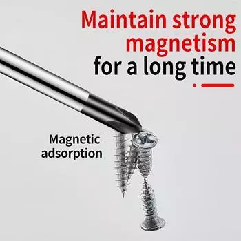 Magnetic Screwdriver Multifunctional Flat Head Cross Screwdriver Household Basic Anti Slip Manual Screw Drive Tool Screwdrivers