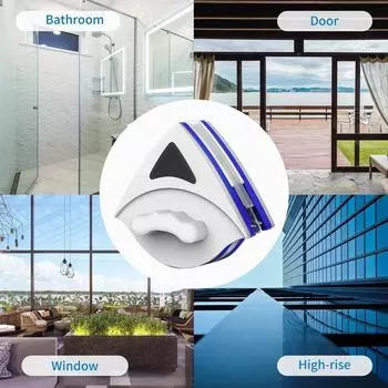Magnetic Window Cleaner Brush DoubleSide Automatic Wiper Glass Window Brush Cleaning Household Wiper Cleaner Glass Cleaning Tool