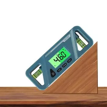 Magnetic With Backlight Horizontal Angle Measuring Instrument LCD Display Protractor Inclinometer Level Box HW300 Digital чёрный