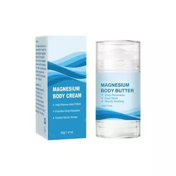Магниевая палочка для тела увлажняющая кожа успокаивающая суставы улучшающая сон крем-палочка фиксирует влагу в коже 1 шт 40 г One Size белый