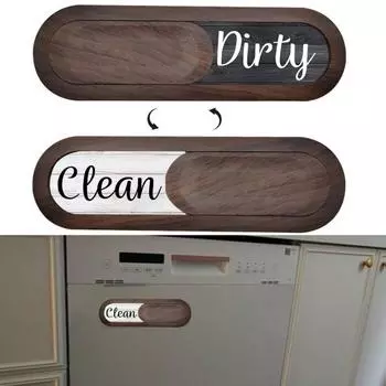 Магнит Чистый Грязный Знак Легко Указывает Статус Посудомоечная Машина Магнит C