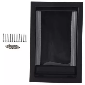 Магнит для двери из ПВХ для домашних животных, автоматическое закрывание двери, аксессуар безопасности для больших собак L